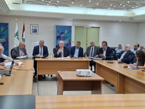 الوزير الحاج يترأّس اجتماعًا مع ممثّلي شركات ناقلي خدمات الداتا