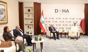 أمير قطر يبلِّغ سلام عن حزمة مساعدات جديدة